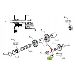 7700026383 sandarinimo žiedas