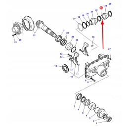 3903939m1 kampinės pavaros O žiedas 6 x 55 4