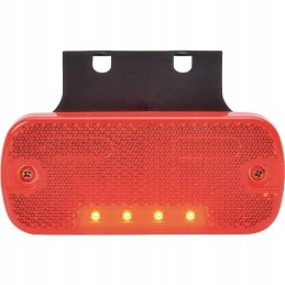 Stačiakampė galinė gabaritinė lemputė LED 12 24v