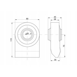 Universali galinė dalis c 385