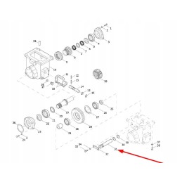 Te254 421a 1 05 priedo krumpliaračio velenas