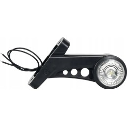 Kairės pusės gabaritinis žibintas, apvalus, 12 24v, oranžinis