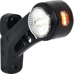 Kairės pusės gabaritinis žibintas, apvalus, 12 24v, oranžinis