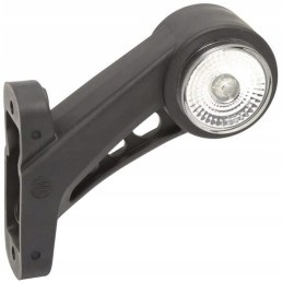 Kairės pusės gabaritinis žibintas, apvalus, 12 24v, oranžinis