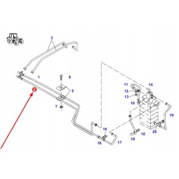 H816950010210 hidraulinės sistemos žarna