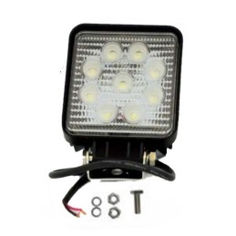 9 LED darbinė halogeninė lempa 27w 12v 24v prožektorius