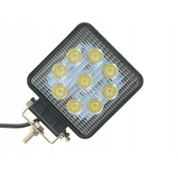 9 LED darbinė halogeninė lempa 27w 12v 24v prožektorius