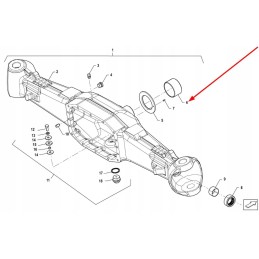 Td904 311k1 05 priekinės ašies tvirtinimo įvorė