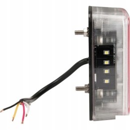 Halogeninis LED galinis žibintas, 1W kvadratas, 18LED