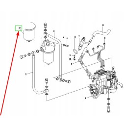 KM385t 10501 variklio kuro filtras