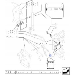 Sworzen new Holland dėklas fiat ford cnh 5179667