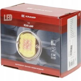 Apvalus LED galinis žibintas 12 24v Kramp