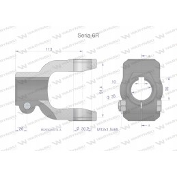 Šakė įkalimui 10 sr anga 35mm 30 2x91 4 serija 6r Warynski