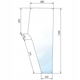 Renault 461s 751 4s langas, kairės dešinės durys