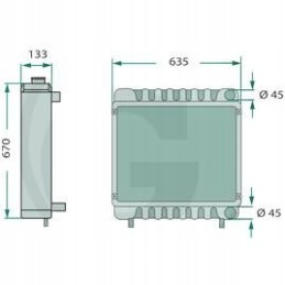 Case New Holland Steyr radiatorius 162000530001 8757
