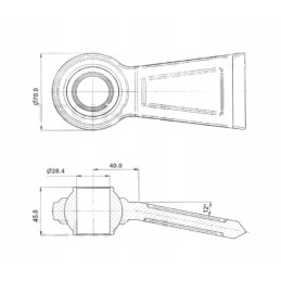 Apatinės trauklės galvutės jungtis c 330 c 360 355 335