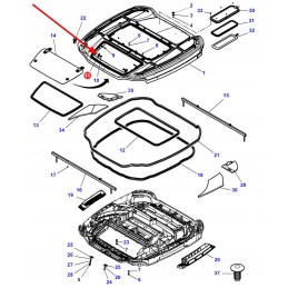 4288666m91 dešiniojo stoglangio tvirtinimas