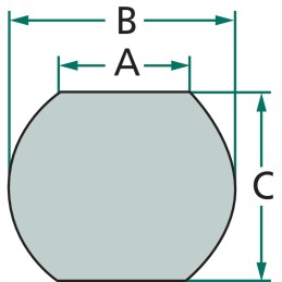 Kamuoliukų kategorija 1 44mm 35mm 22mm 712r2a cbm