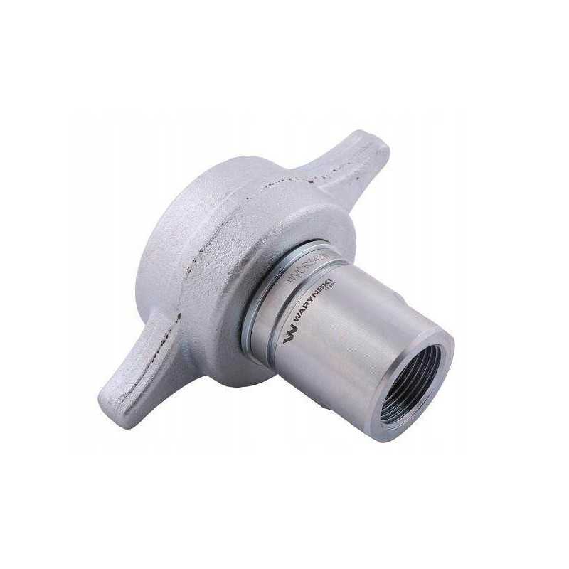 Hidraulinė greitoji jungtis, užsukamas drugelio kištukas