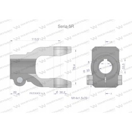 Šakės griovelis 8 sr anga 30 mm 30 2x79 4 serija 5r