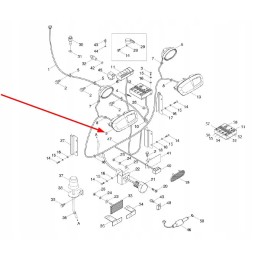 Ts06484020001k kairysis galinis žibintas, sukomplektuotas