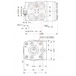 Orbitrol ospc 800 jis sustiprintas hidrolideris