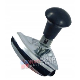 Lamana chromuoto vairo rutulinė rankenėlė buc fv