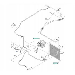 Oro kondicionieriaus jungiklio korpusas farmall New Holland