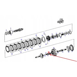 G001990200220 sankabos poveržlių komplektas