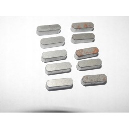 Pleištinis 6x6x20 tvirtas prizminis raktas prl 10 vnt