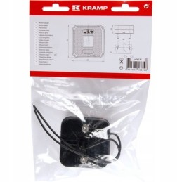 Halogeninė priekinė gabaritinė lemputė kvadratinė LED 12 24