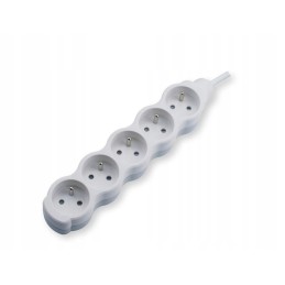 Prailginimo laidas, 5 lizdai, 5 m