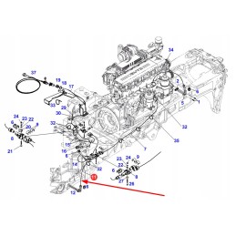 931202250080 variklio šildytuvo elektros kabelis