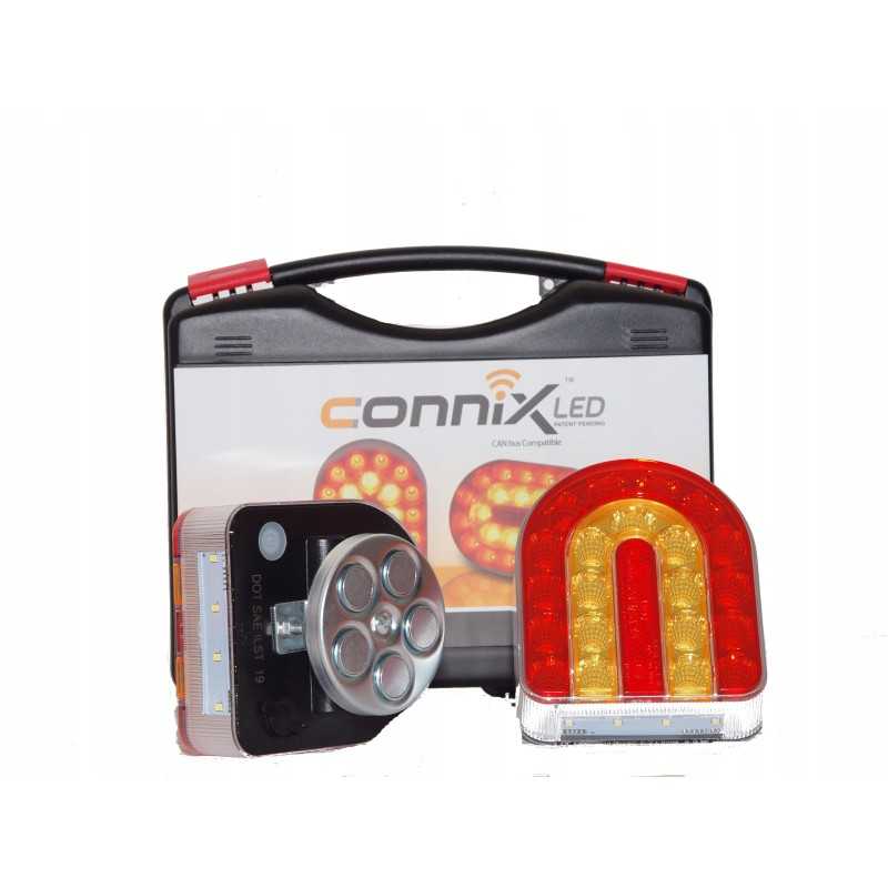 Belaidis LED lempų komplektas su magnetu