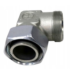 Metrinė hidraulinė alkūnė ab m45x2 35l