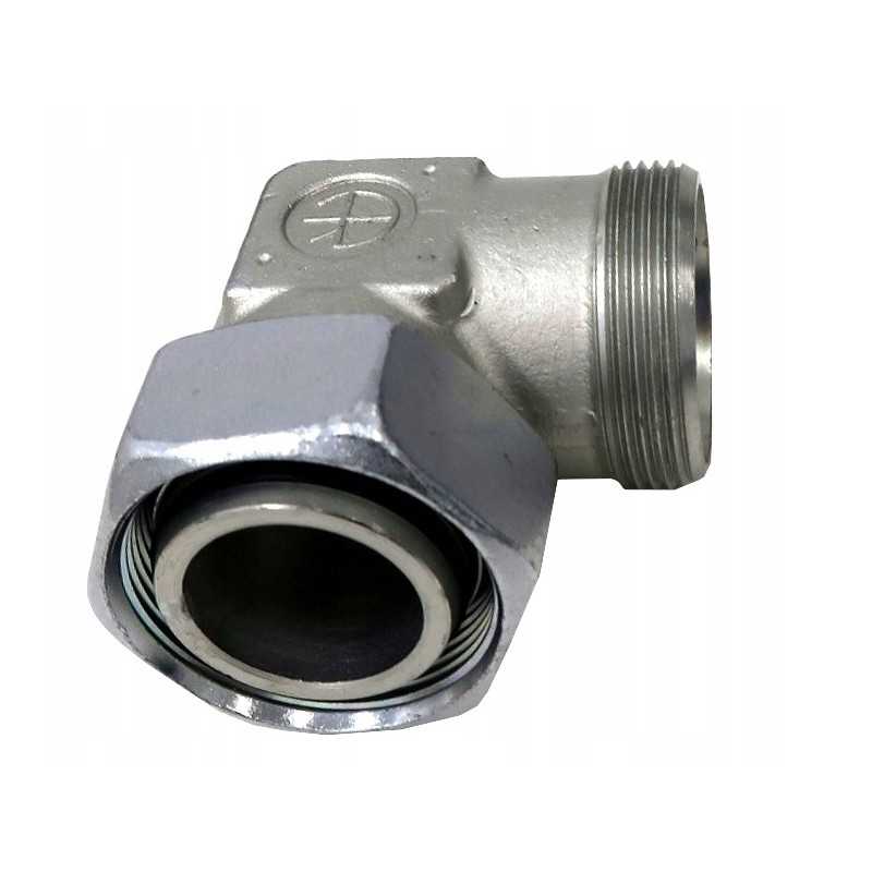 Metrinė hidraulinė alkūnė ab m45x2 35l