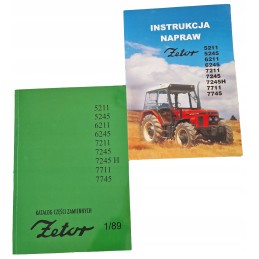 Dalių katalogas, remonto vadovas, Zetor 5211 7745