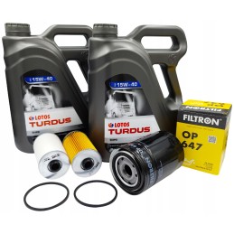 Lotos turdus alyvos filtrų rinkinys ursus c340 c360