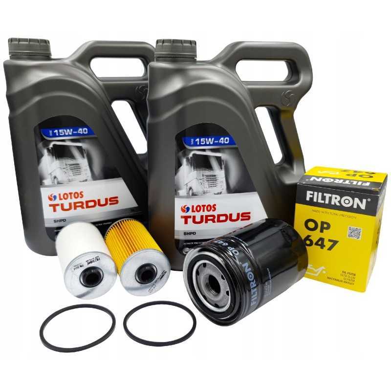 Lotos turdus alyvos filtrų rinkinys ursus c340 c360