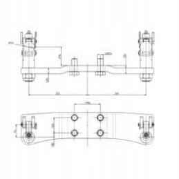 Galinių ratų vairavimo sistema įlenkta iš abiejų pusių