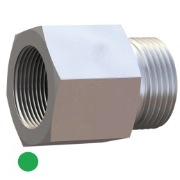 Tiesi jungtis su vidiniu sriegiu M10 M12 DIN 2353