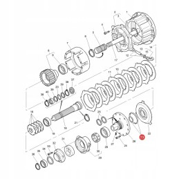 O žiedas massey ferguson 3713179m1 originalus
