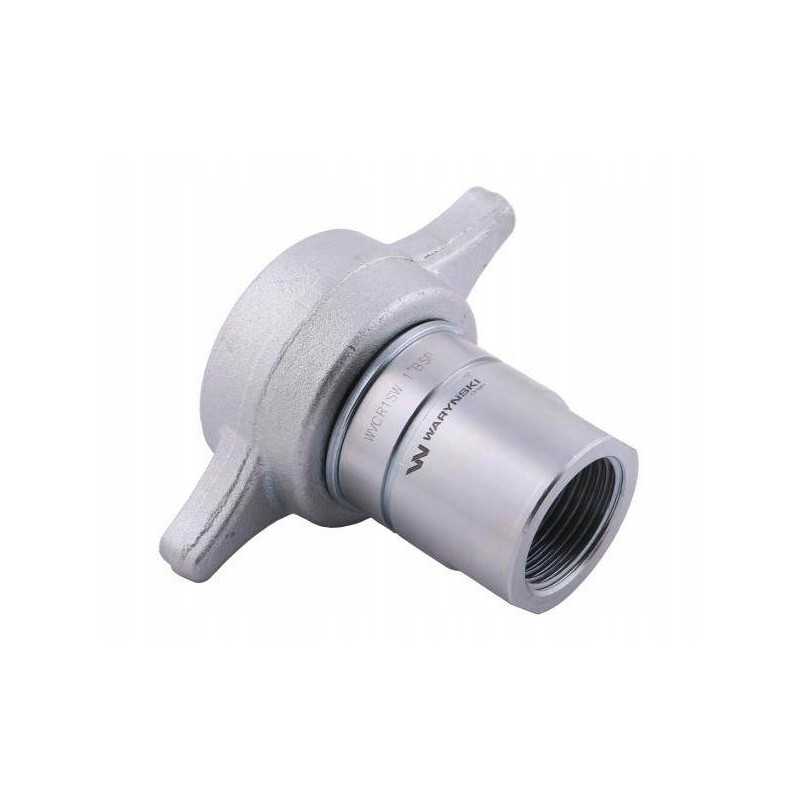 Hidraulinė greitoji jungtis, užsukamas drugelio kištukas