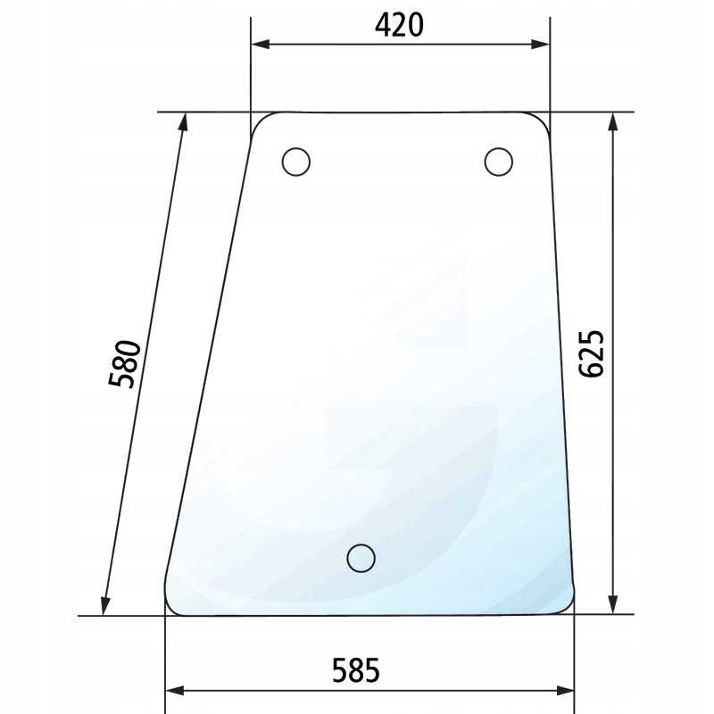 David Brown 1194 1394 1494 dešinės pusės langas