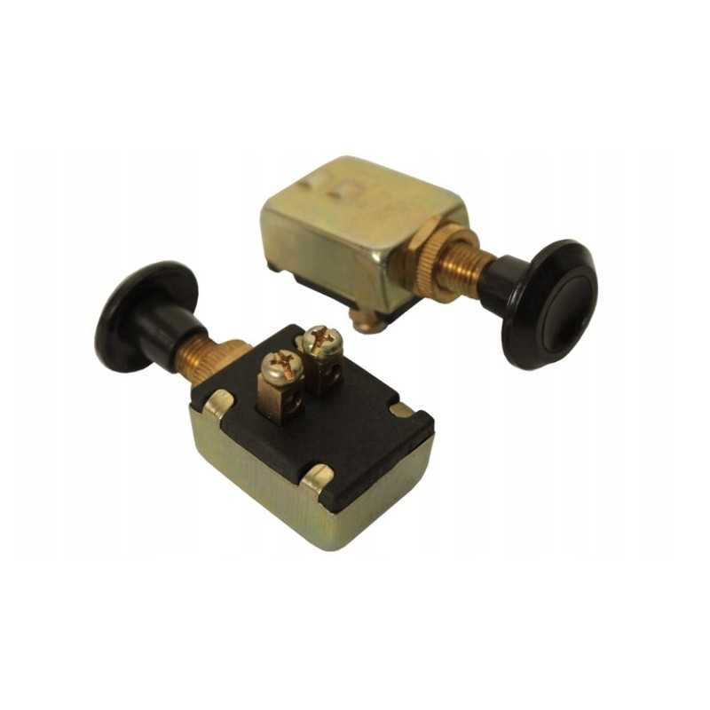 Ištraukiamas jungiklis 2 kontaktų 12v 24v