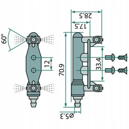 Antgalis 65499712 granitas valytuvų svirtims