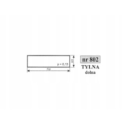Apatinis galinis langas c 360 cone 802