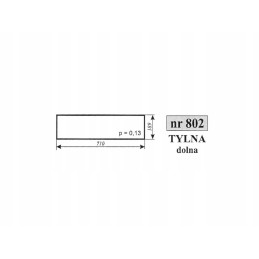 Apatinis galinis langas c 360 cone 802