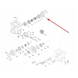 Te254 421a 1 04 pavaros tvirtinimo guolio korpusas