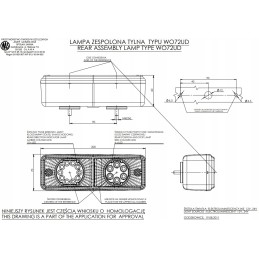 LED galinis žibintas Ursus C 360 buvo priekaba